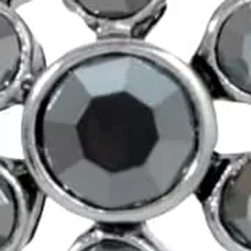 Hematite Cluster Pendant 16" Adj.