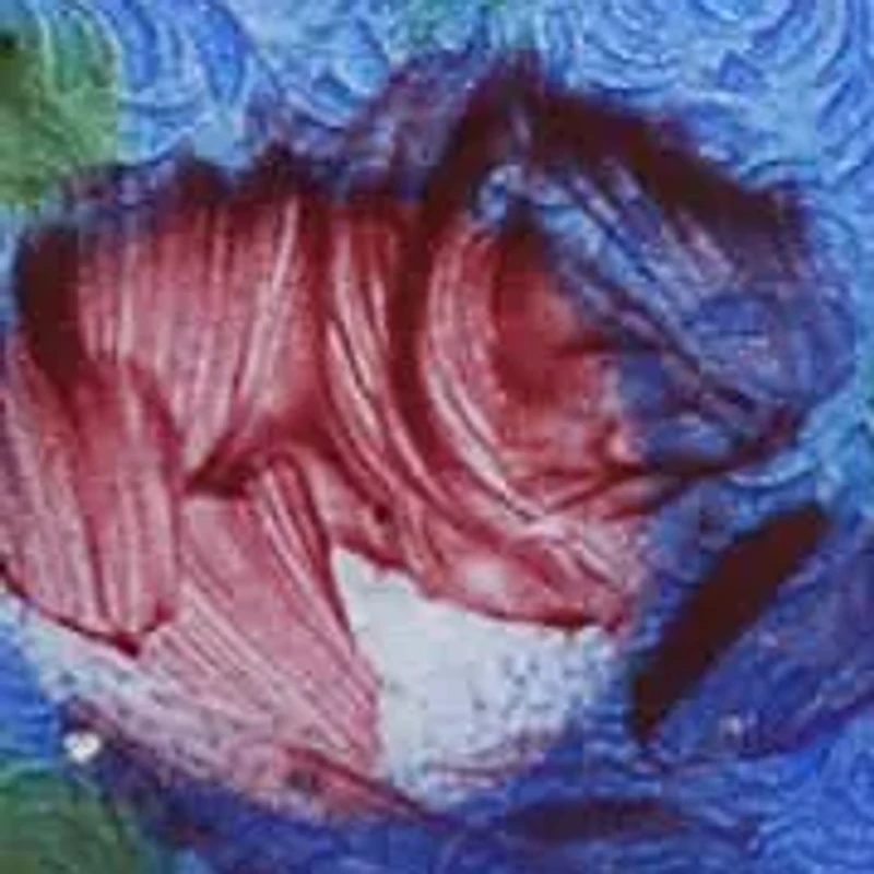 Gold Tone Pink Flower Decal Locket Necklace 28