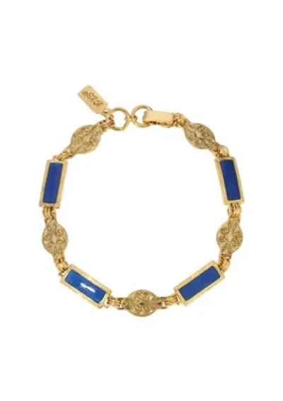 Gold Tone Color Enamel Bracelet