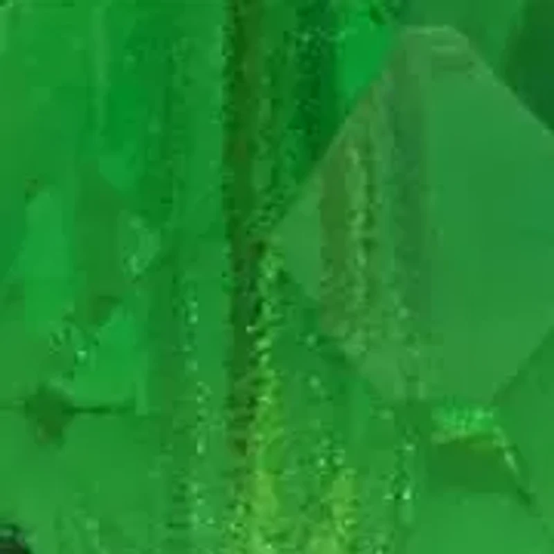 Gold Tone Green & Gold Bead Wire Earrings