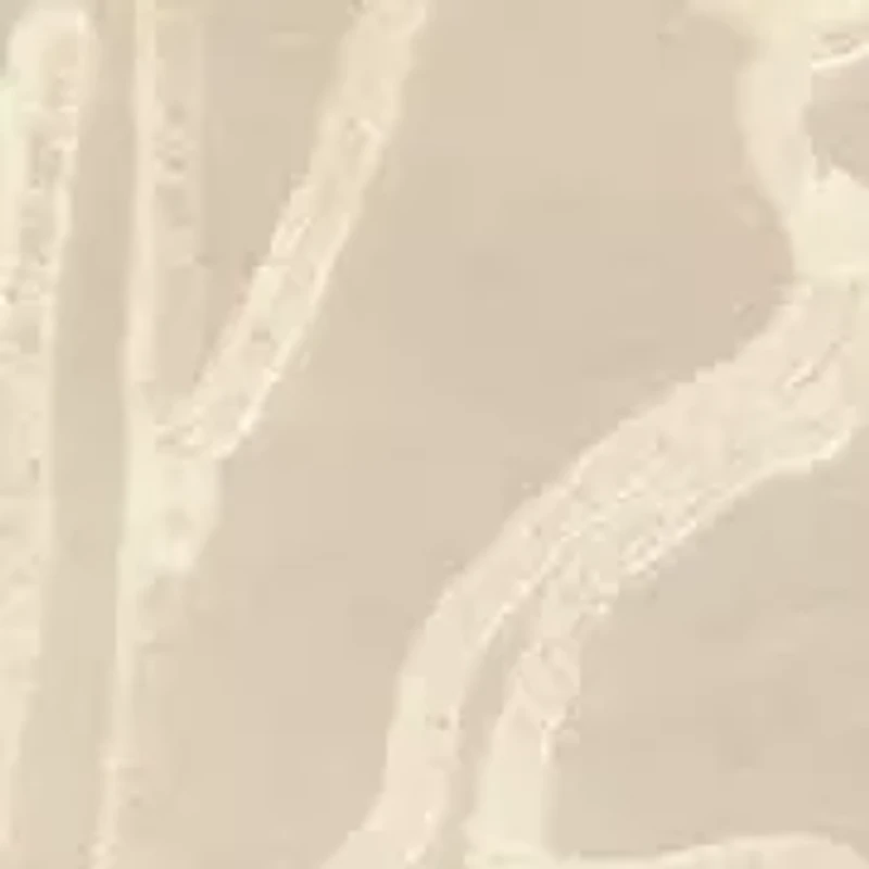 Oval Flower & Bird Etched MOP Pin