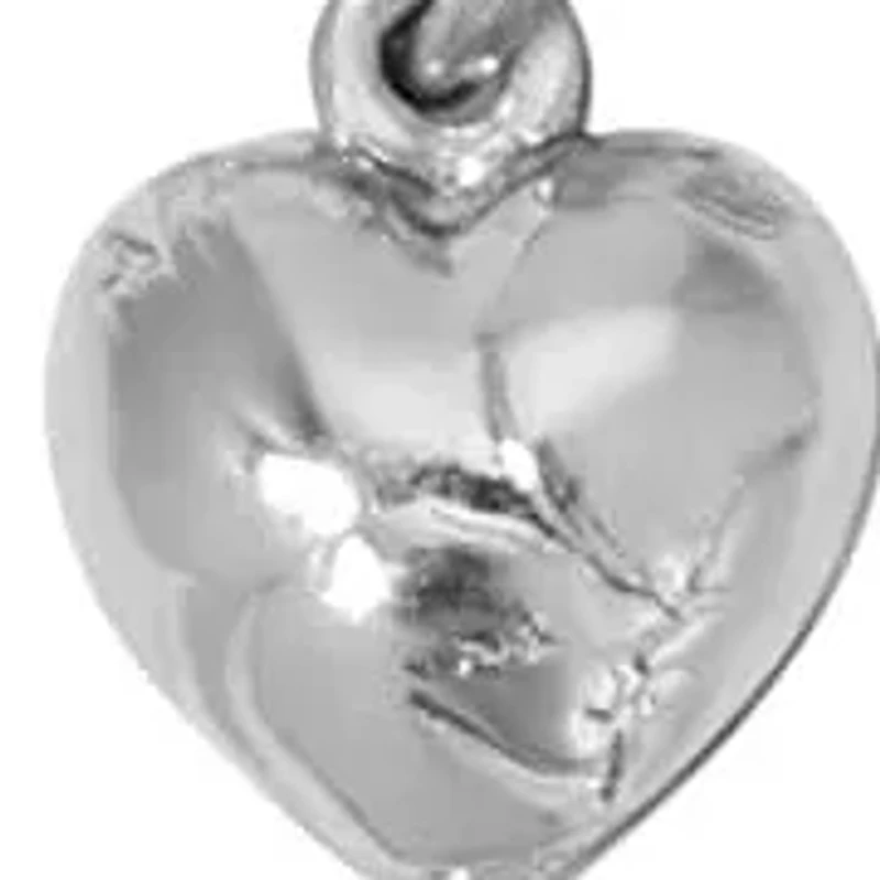 Silver Tone Small Heart Bracelet