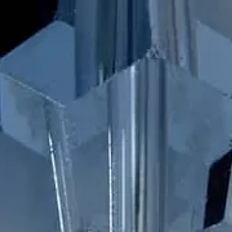 Silver Tone Mother of Pearl & Blue Bead Drop Earring