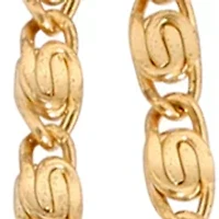Gold Tone Link Chain Mask Holder
