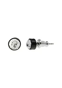 Black Tone Crystal Small Stud Earring