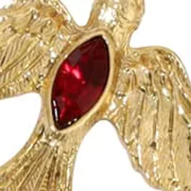 Gold Tone Our Lady Of Guadalupe Charm Bracelet