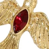 Gold Tone Our Lady Of Guadalupe Charm Bracelet