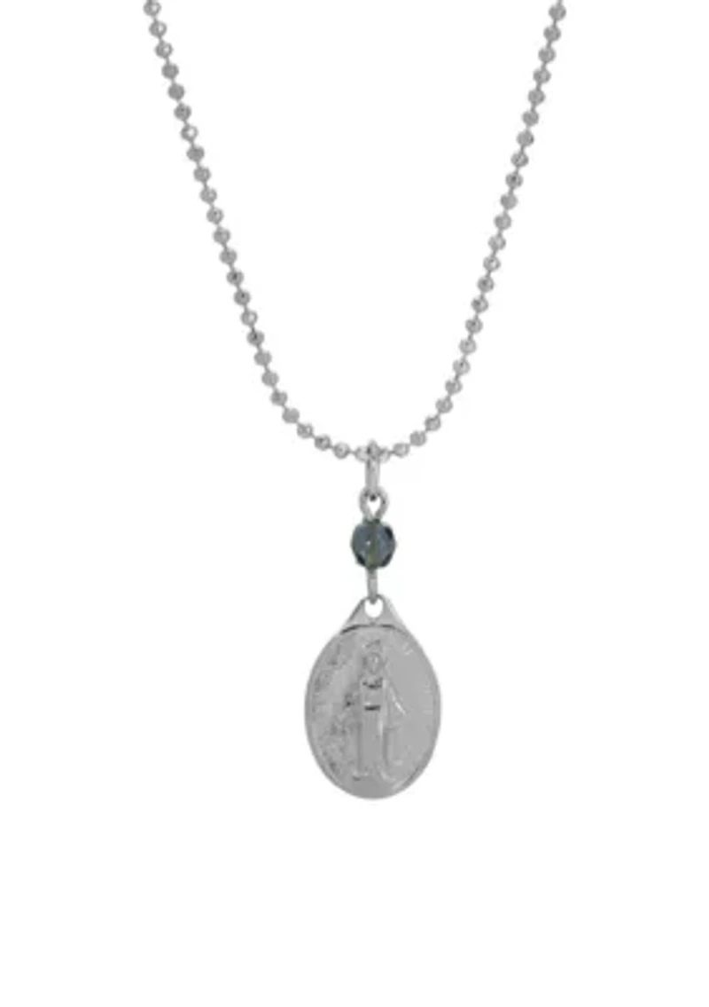 Miraculous Medal Charm Necklace 16