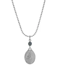 Miraculous Medal Charm Necklace 16