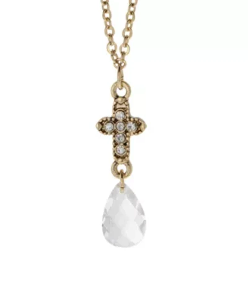 Our Lady Of Guadalupe Oval Pendant Blue Glass Bead Necklace 20"