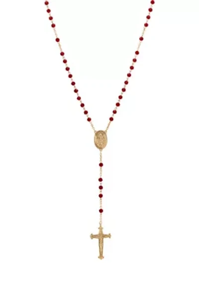 Red Bead Our Lady Of Guadalupe Rosary
