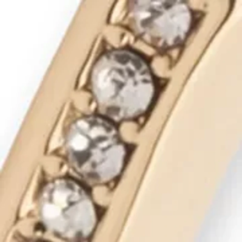 Gold Tone White Pearl Cuff Bracelet