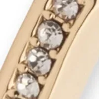 Gold Tone White Pearl Cuff Bracelet