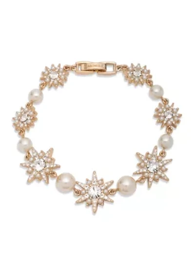 Star Pearl Crystal Flex Bracelet