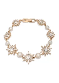 Star Pearl Crystal Flex Bracelet