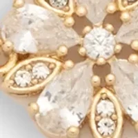  Cubic Zirconia Flower Slider Bracelet