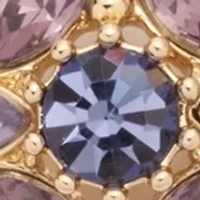 Cluster Purple  Crystal Flex Bracelet