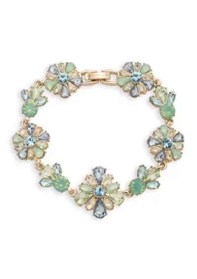 Blue Cluster Flex Bracelet