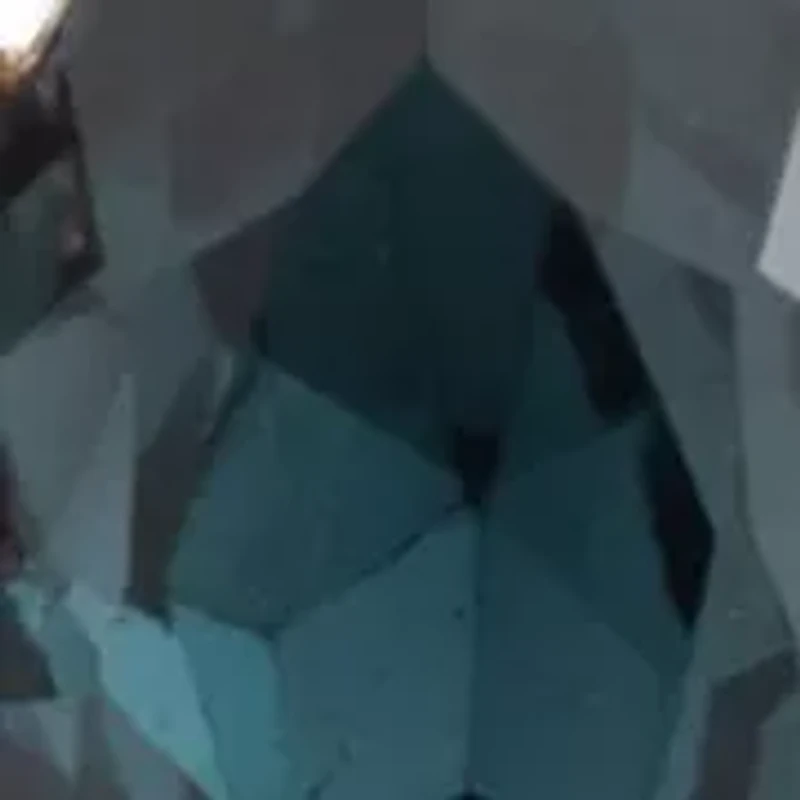 Women's Gold Tone Blue Crystal Double Drop Earrings