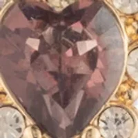 Heart Stone Trio Earring Set