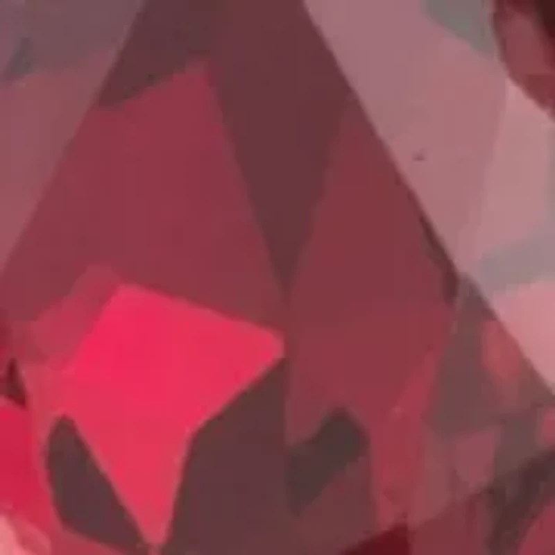 Red Pear Stone Orbital Drop Earrings