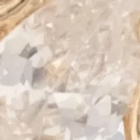 Flower Cubic Zirconia Button Stud EARRINGS 