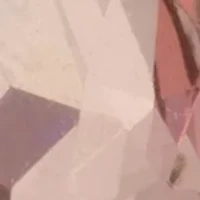 Pink Crystal Pear Drop Earrings