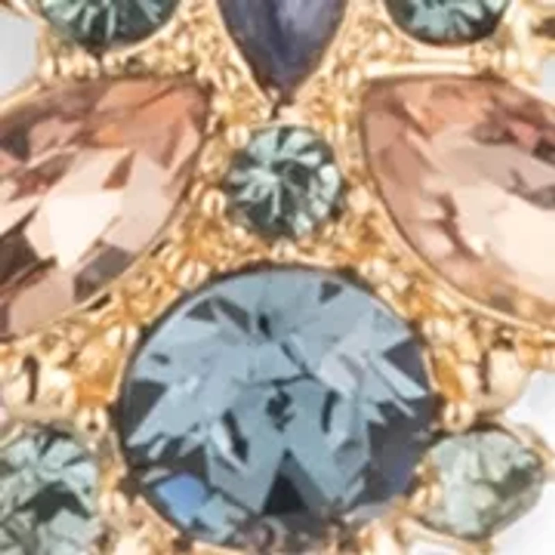 Red Crystal Frontal Necklace