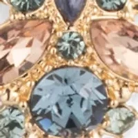 Red Crystal Frontal Necklace