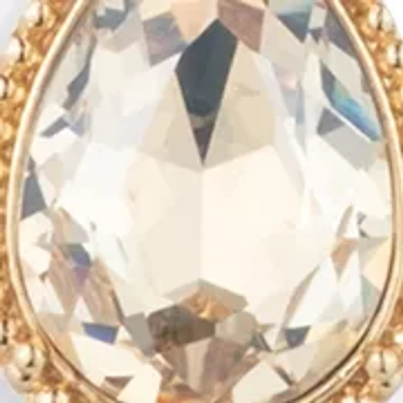 Crystal Y-Neck Cluster Necklace
