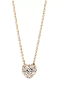 Heart Cubic Zirconia Pendant Necklace