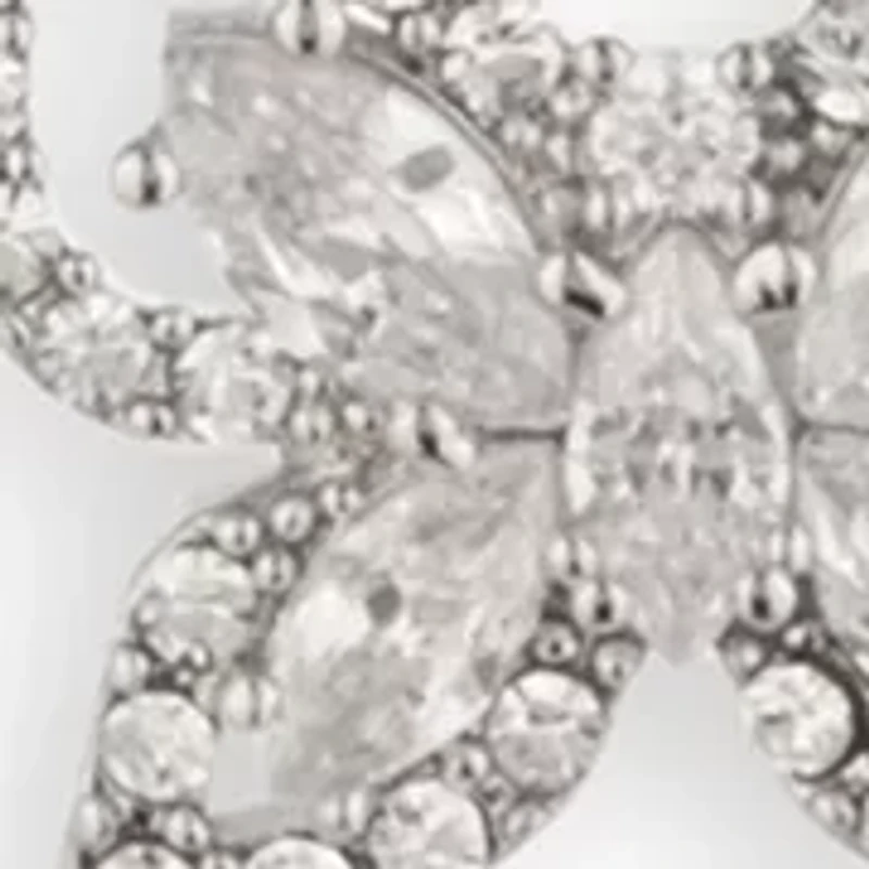 Butterfly  Cubic Zirconia Pendant Necklace