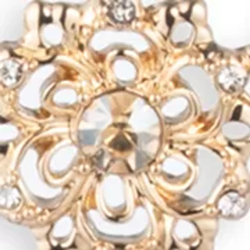 Floral Station Collar Necklace