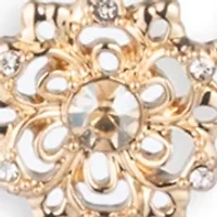 Floral Station Collar Necklace