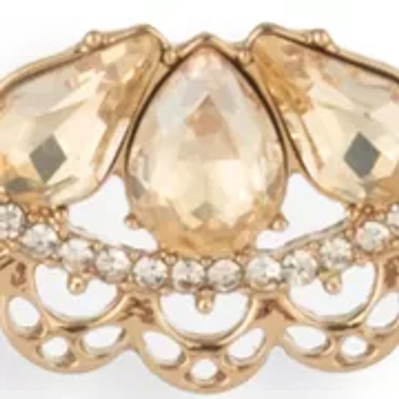 Antique Crystal Collar Necklace