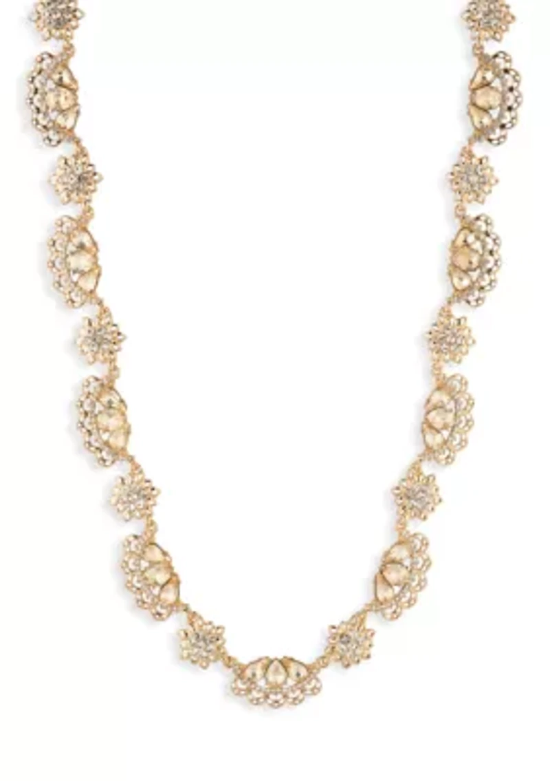 Antique Crystal Collar Necklace