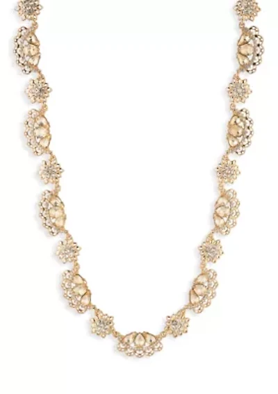 Antique Crystal Collar Necklace