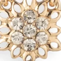 Crystal Flower Y-Necklace