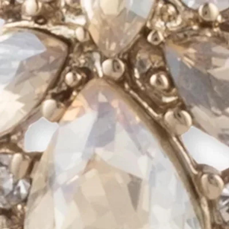 Cluster Double Drop Earrings