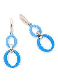 Double Linked Drop Earrings