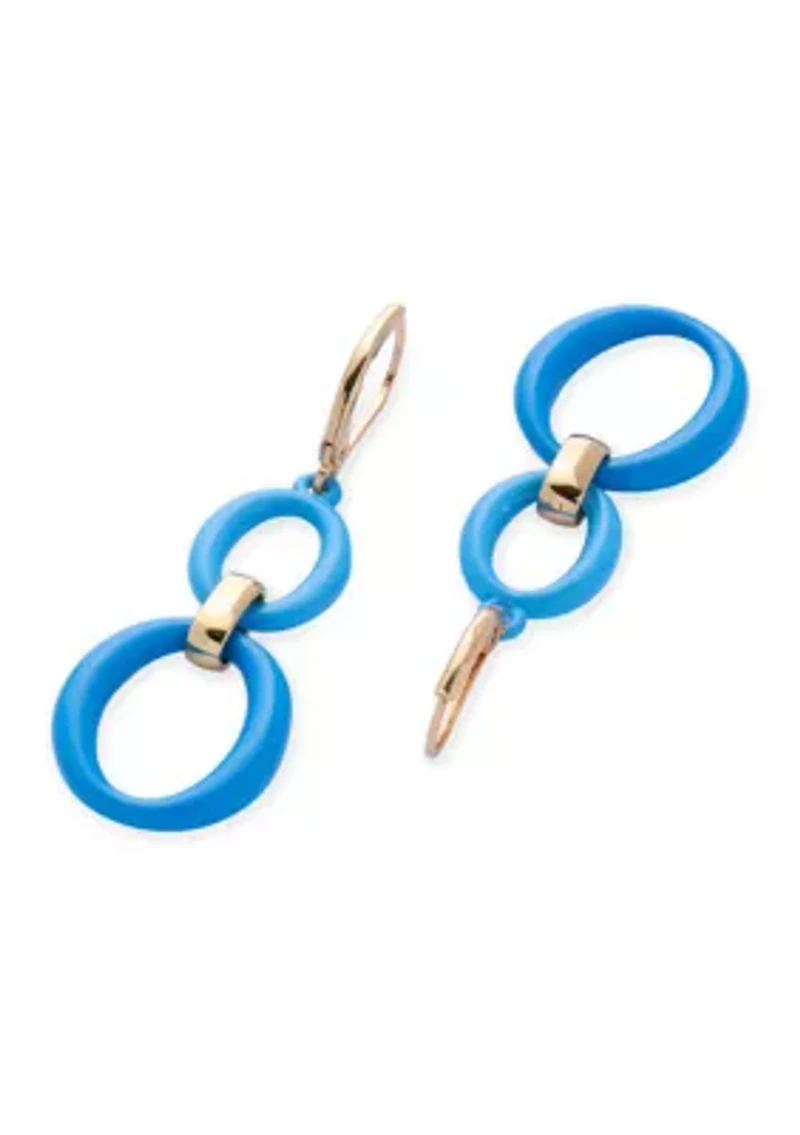 Double Linked Drop Earrings