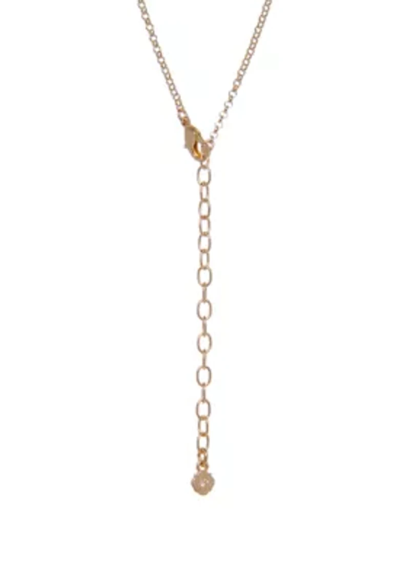 Quatrefoil Station Necklace