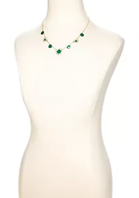 Quatrefoil Station Necklace