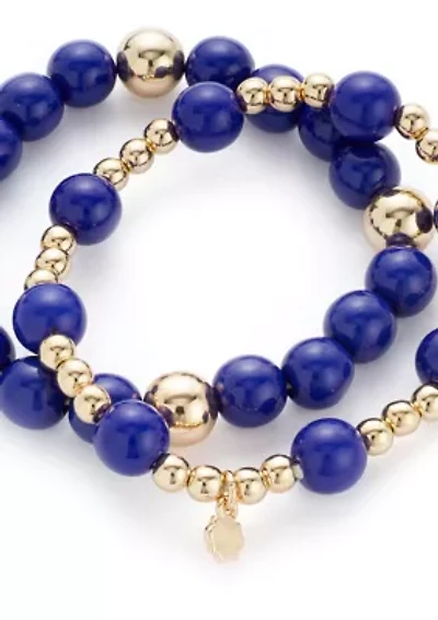 Beaded Stretch Bracelet Set