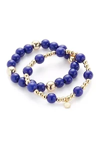 Beaded Stretch Bracelet Set