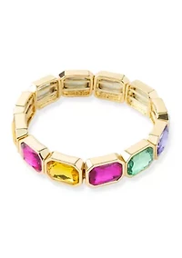 Multi Stone Stretch Bracelet