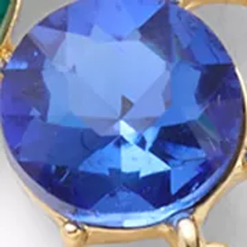 Drop Earrings and Stone Cluster Bracelet Set