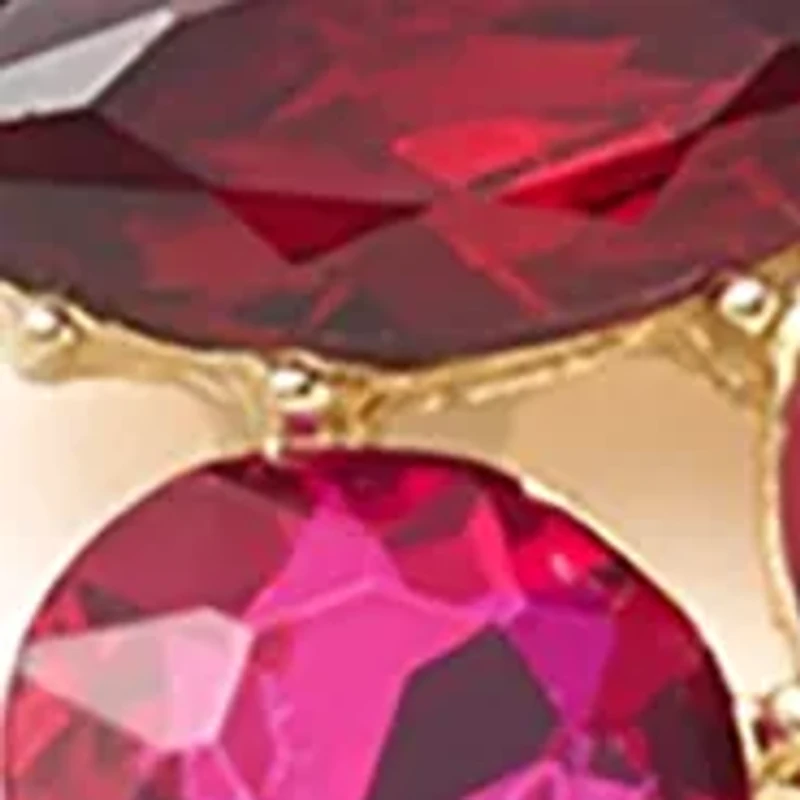 Drop Earrings and Stone Cluster Bracelet Set