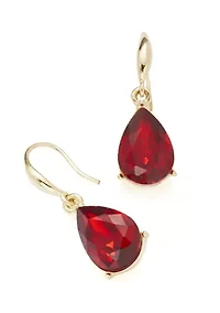 Drop Earrings and Stone Cluster Bracelet Set