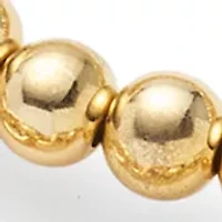 Gold Tone Pavé Key Stud Earrings and Charm Bracelet Set